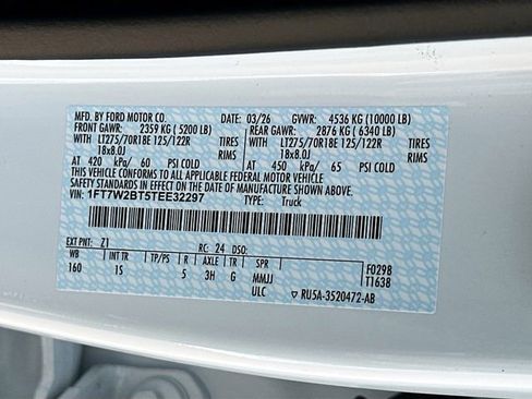 New 2026 Ford F250 XL AWD/4WD image 19