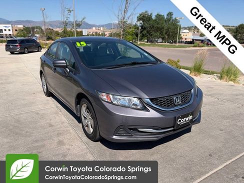 Used 2015 Honda Civic LX image 1