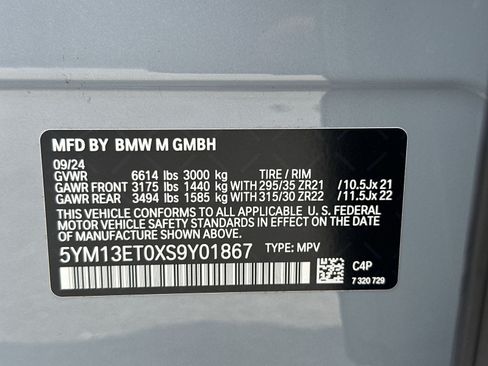 Used 2025 BMW X5 M Competition w/ Executive Package AWD/4WD image 37