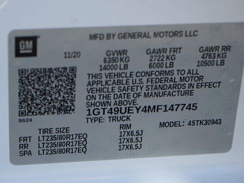 Used 2021 GMC Sierra 3500 SLT w/ SLT Convenience Package image 53