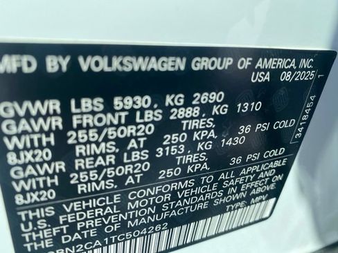 Used 2026 Volkswagen Atlas SEL AWD/4WD image 7