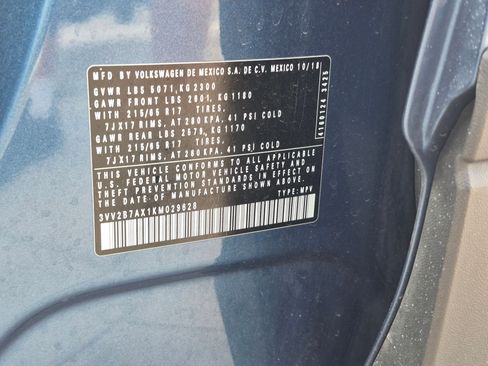 Used 2019 Volkswagen Tiguan SE w/ Panoramic Sunroof Package AWD/4WD image 32