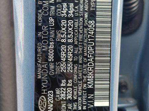 Certified 2023 Hyundai Ioniq 5 Limited w/ Cargo Package image 37