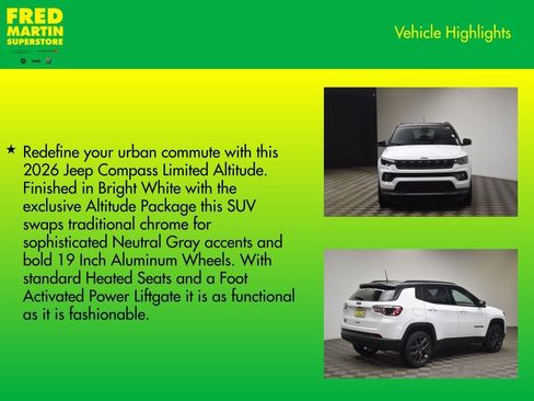 New 2026 Jeep Compass Limited image 8