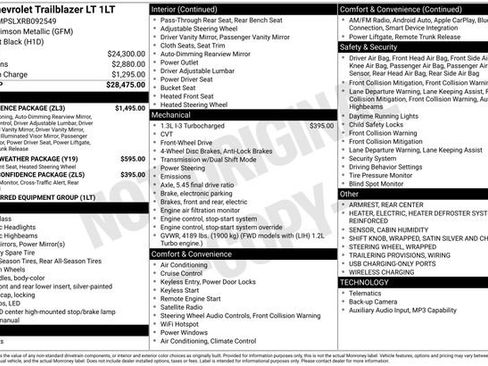 Used 2024 Chevrolet TrailBlazer LT w/ Convenience Package FWD image 31