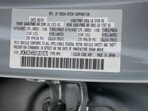 Certified 2025 MAZDA CX-90 Plug-In Hybrid w/Premium Sport image 39