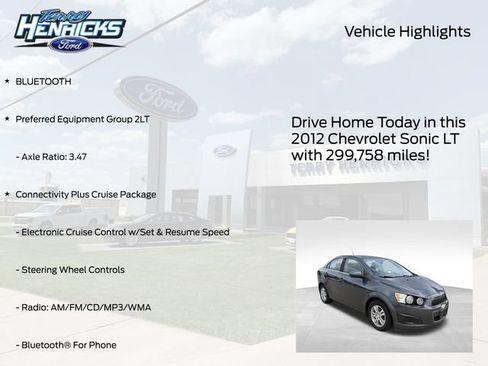 Used 2012 Chevrolet Sonic LT FWD image 4