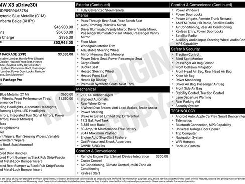 Used 2024 BMW X3 sDrive30i w/ Premium Package RWD image 6