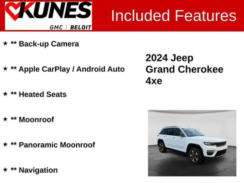 Used 2024 Jeep Grand Cherokee Limited 4xe AWD/4WD image 2