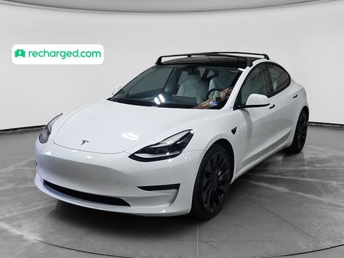 Used 2021 Tesla Model 3 Performance AWD/4WD image 1