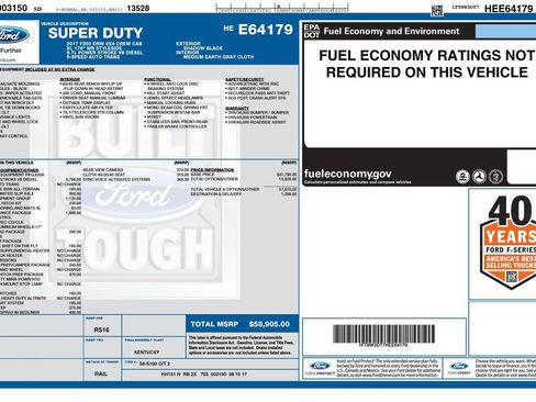 Used 2017 Ford F350 XL w/ STX Appearance Package image 34