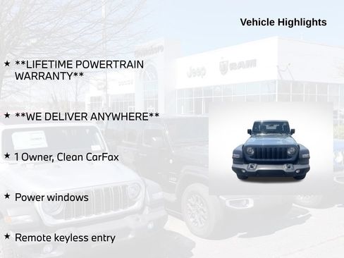 Used 2025 Jeep Wrangler Sport AWD/4WD image 5