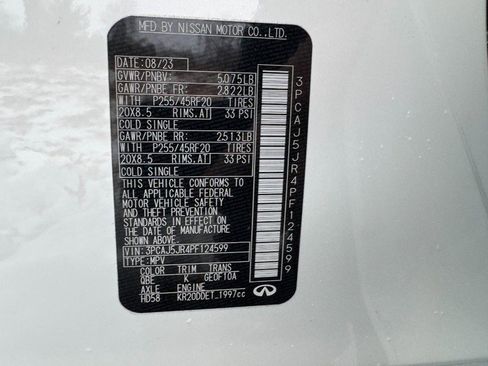 Used 2023 INFINITI QX55 Luxe w/ Cargo Package image 24