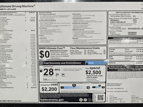 New 2026 BMW X1 xDrive28i w/ Convenience Package image 31