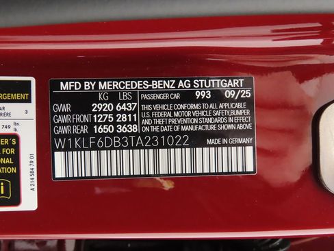 New 2026 Mercedes-Benz E 53 AMG e 4MATIC Sedan image 33