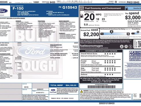 Used 2023 Ford F150 XLT w/ Equipment Group 302A High image 38