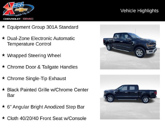 Used 2025 Ford F150 XLT w/ Equipment Group 301A Standard AWD/4WD image 3