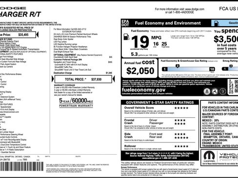 Used 2018 Dodge Charger R/T w/ Navigation & Travel Group image 3