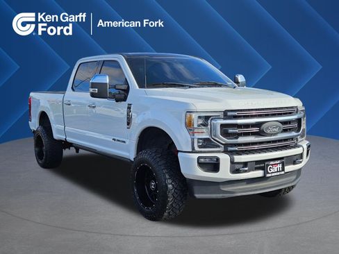 Used 2020 Ford F350 Platinum AWD/4WD image 1