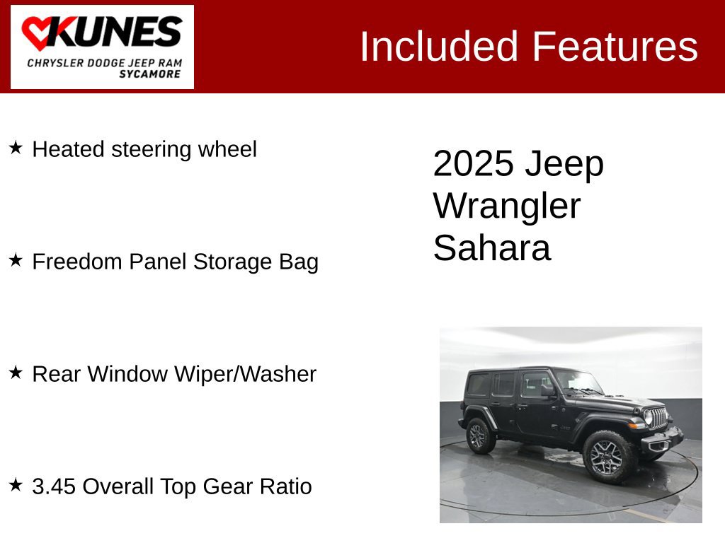 Used 2025 Jeep Wrangler Unlimited Sahara AWD/4WD image 4