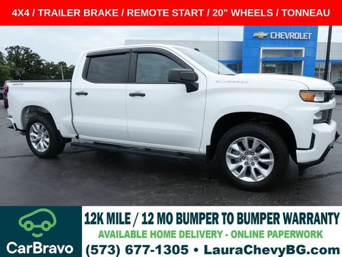 Certified 2020 Chevrolet Silverado 1500 Custom w/ Custom Value Package AWD/4WD image 1