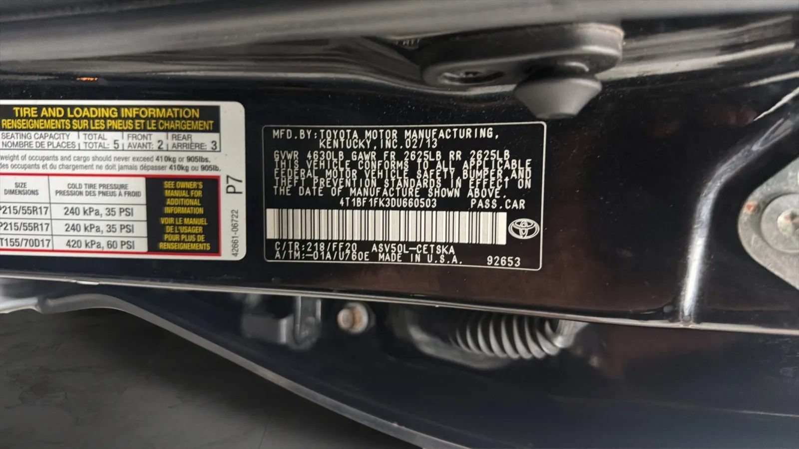 Used 2013 Toyota Camry SE FWD image 28