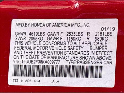 Used 2019 Acura TLX V6 image 37