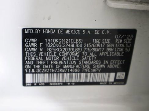 Used 2024 Honda HR-V EX-L image 39