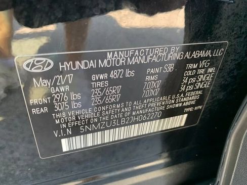 Used 2018 Hyundai Santa Fe Sport w/ 2.4L Value Package 02 FWD image 30