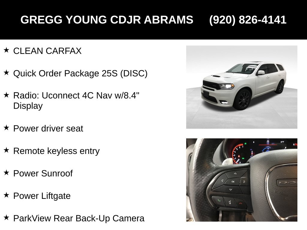 Used 2018 Dodge Durango R/T AWD/4WD image 7