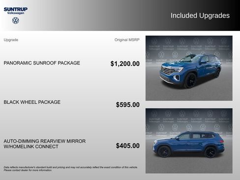 Used 2025 Volkswagen Atlas SE w/ Panoramic Sunroof Package FWD image 20