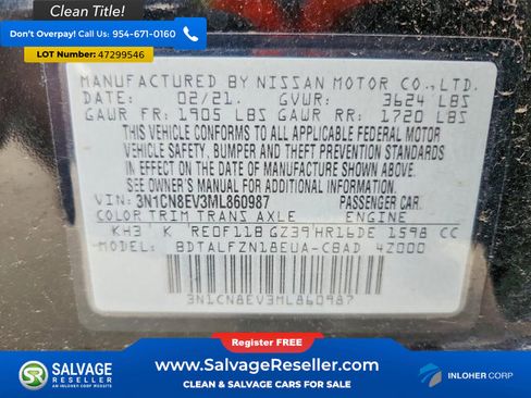 Used 2021 Nissan Versa SV image 16