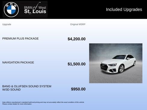 Used 2022 Audi A4 2.0T Premium Plus w/ Premium Plus Package AWD/4WD image 20