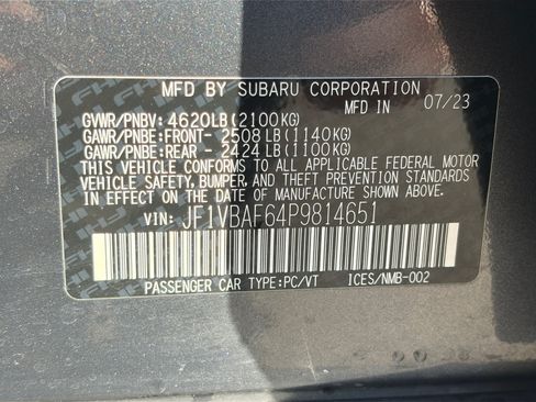 Used 2023 Subaru WRX Premium AWD/4WD image 32