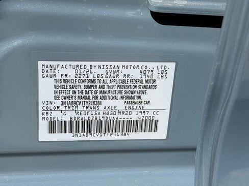 New 2026 Nissan Sentra SV FWD image 27