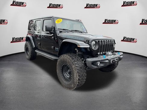 Used 2023 Jeep Wrangler Unlimited Rubicon 4xe w/ Cold Weather Group image 3