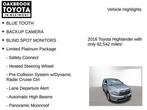 Used 2016 Toyota Highlander Limited Platinum AWD/4WD image 5