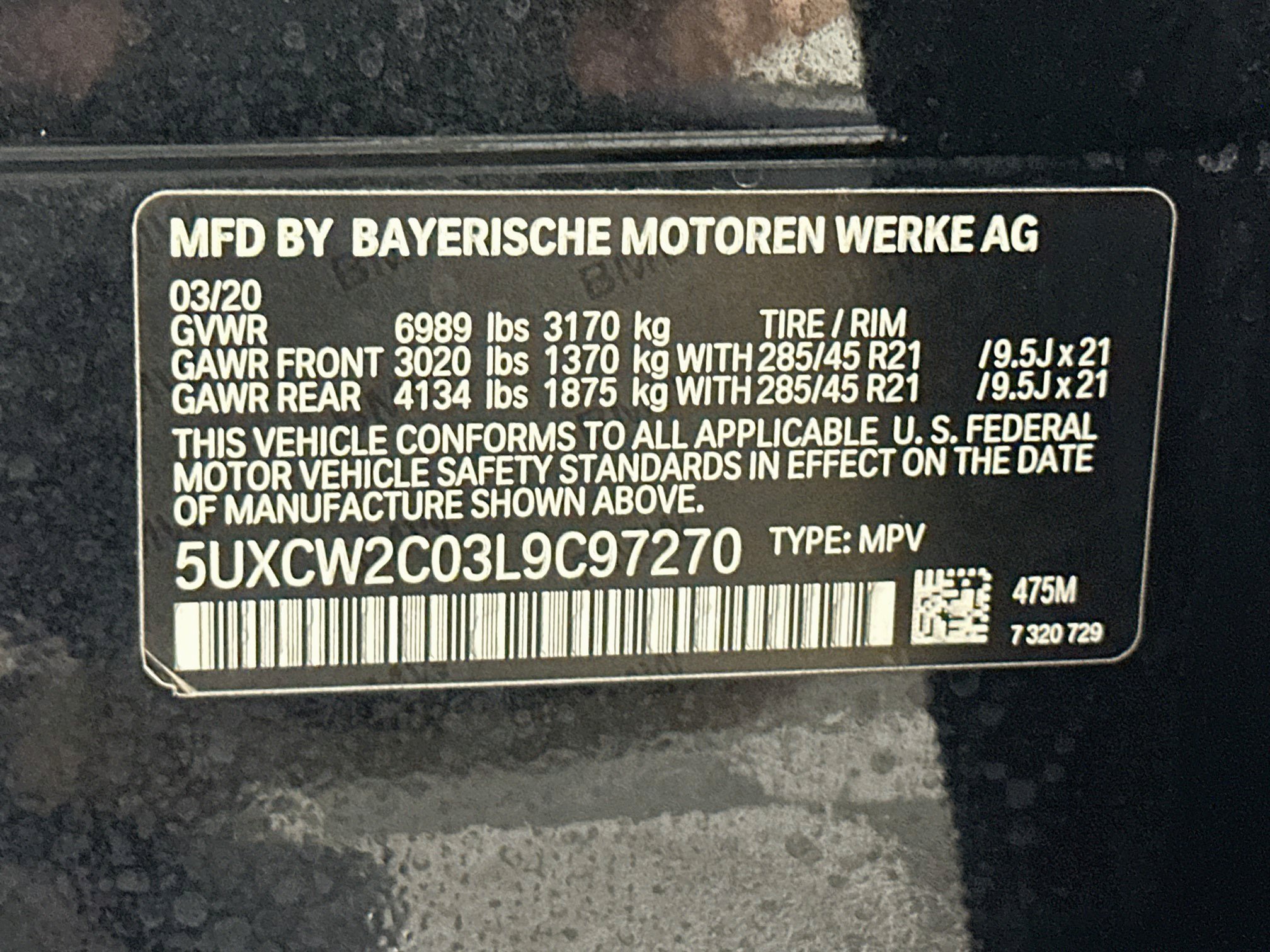 Used 2020 BMW X7 xDrive40i w/ Cold Weather Package AWD/4WD image 12