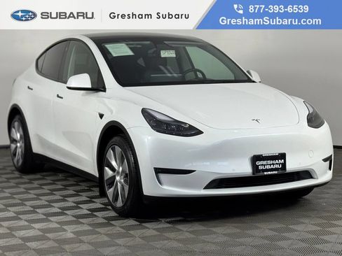 Used 2021 Tesla Model Y Long Range AWD/4WD image 1