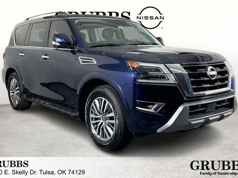 Used 2023 Nissan Armada SL w/ Captain's Chairs Package RWD image 1