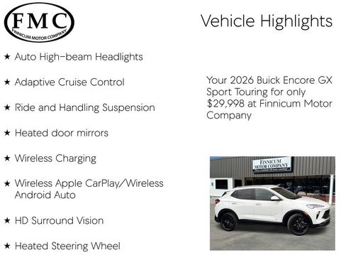 Used 2026 Buick Encore GX Sport Touring w/ Advanced Technology Package image 26