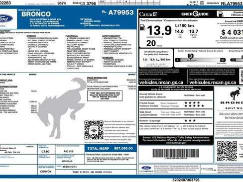 Used 2024 Ford Bronco Wildtrak image 2