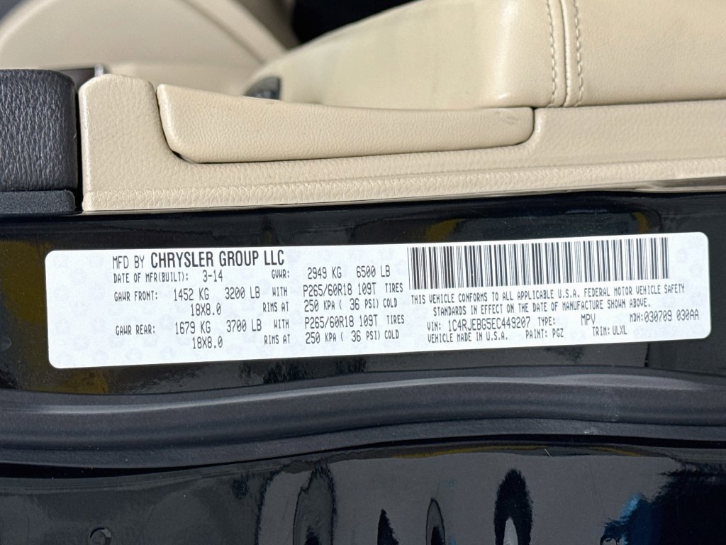 Used 2014 Jeep Grand Cherokee Limited RWD image 33