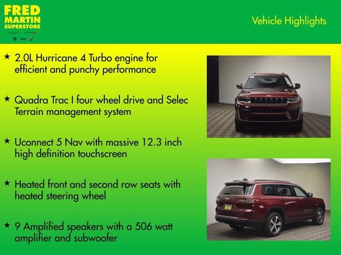 New 2026 Jeep Grand Cherokee L Limited AWD/4WD image 8