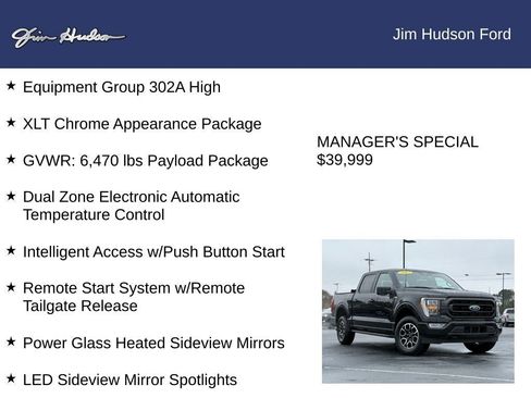 Used 2022 Ford F150 XLT w/ Equipment Group 302A High image 12