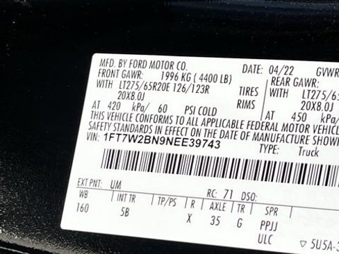 Used 2022 Ford F250 Lariat w/ Chrome Package image 36