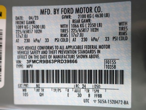 Used 2023 Ford Bronco Sport Big Bend w/ Convenience Package AWD/4WD image 17