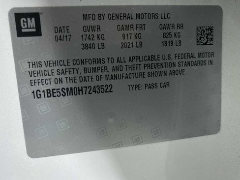 Used 2017 Chevrolet Cruze LT w/ Convenience Package FWD image 21