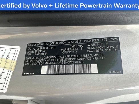 Used 2025 Volvo XC90 B6 Plus AWD/4WD image 48