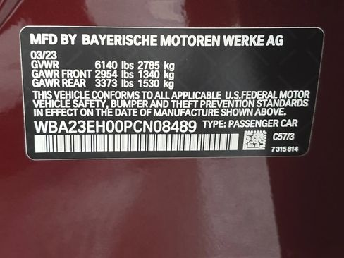 Certified 2023 BMW 740i RWD image 31